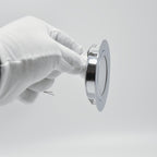 Spot LED encastrable chromé extra-plat Ø 72 mm, 12 V ou 24 V
