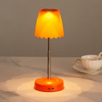 Lampe gestuelle sans fil en cloche, RVB, blanc, orange ou rose