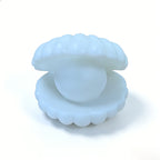 Lampe à poser coquillage et perle lumineuse, mini veilleuse à piles