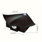 Applique murale LED à détecteur de mouvement, lot de 2 noires à piles