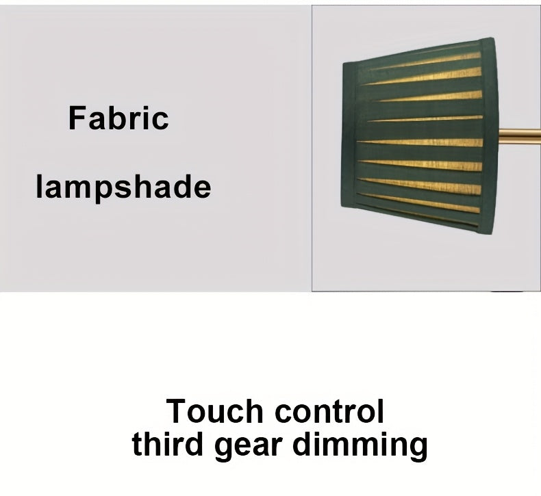 Lampe de table sans fil à abat-jour plissé vert ou crème, 40 cm