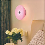 Lampe donut sans fil tactile, à poser ou à fixer au mur, 22 cm