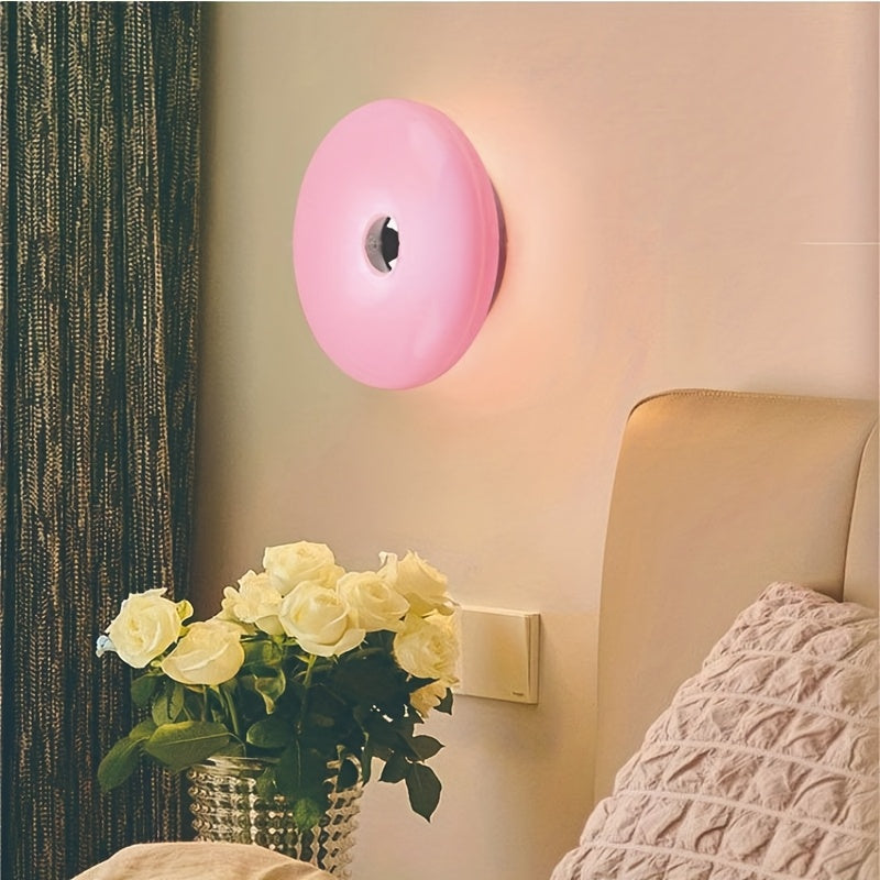 Lampe donut sans fil tactile, à poser ou à fixer au mur, 22 cm