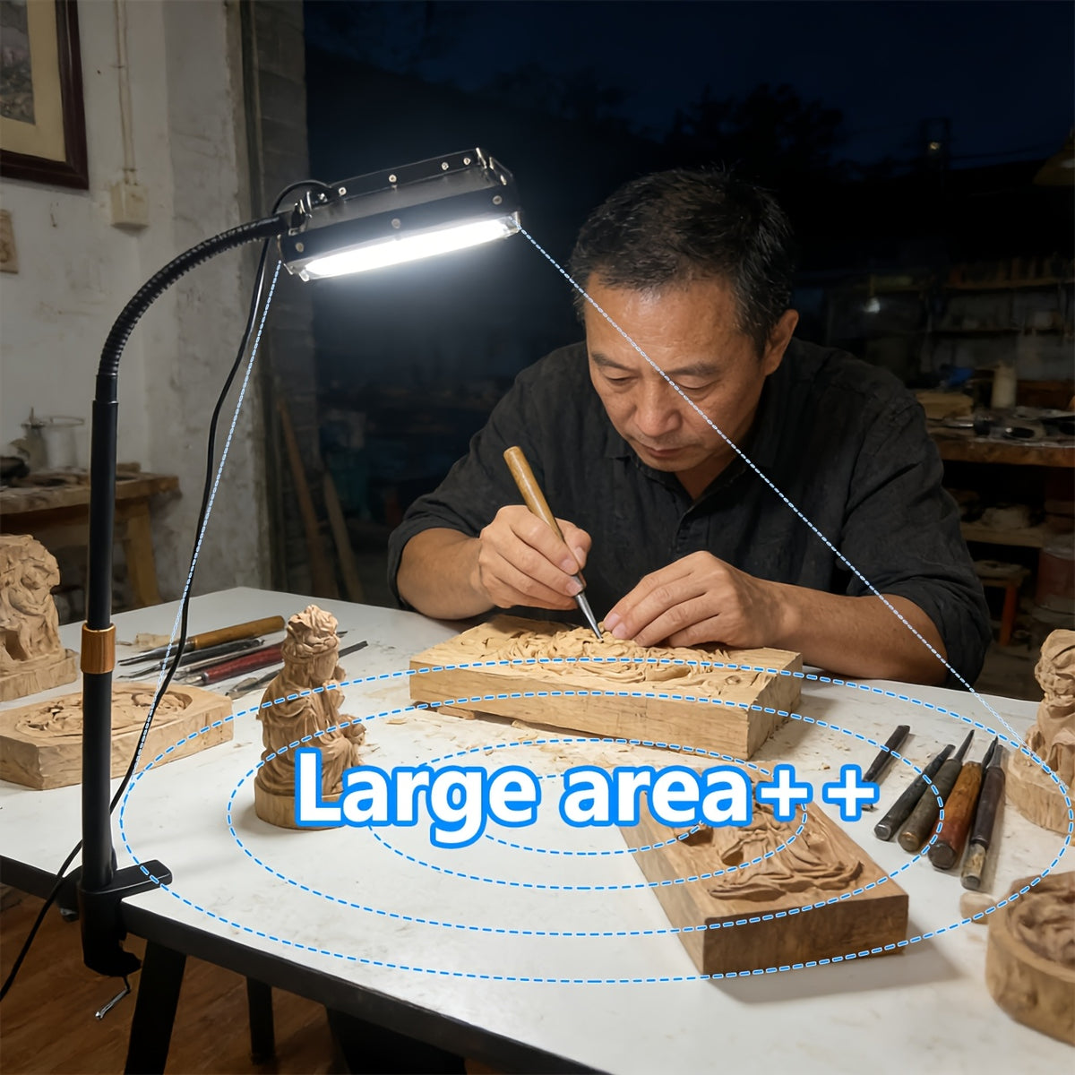 Panneau LED à lumière du jour pour l'atelier