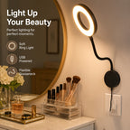 Applique murale liseuse LED à col flexible, alimentation USB