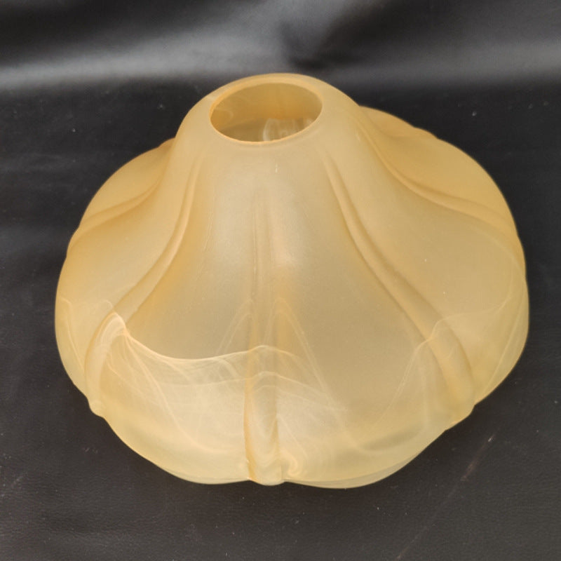 Lot de 2 verres de remplacement tulipe ambrés dépolis, Ø 21 cm