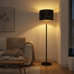 Lampadaire à abat-jour ciel étoilé
