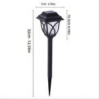 Lampe solaire à treillis de 32 cm, blanc chaud, froid ou multicolore