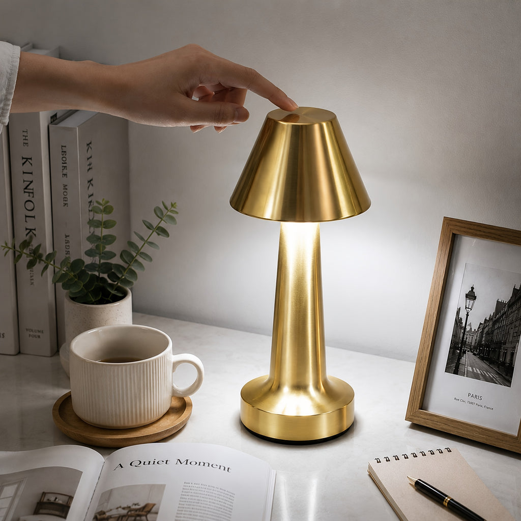 【Doré】 / lampe de bureau en métal