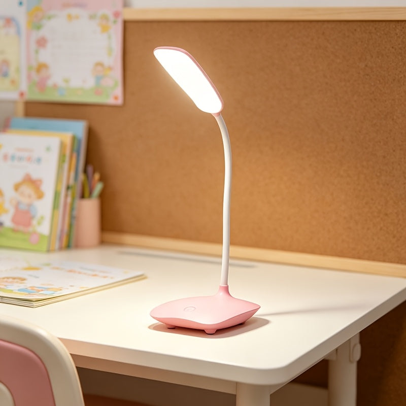 Lampe de bureau LED sans fil à col flexible, tactile, 35 cm