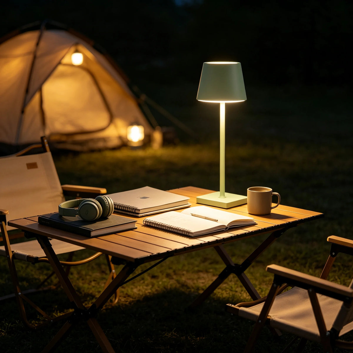 Une lampe nomade pour salon et table d'été