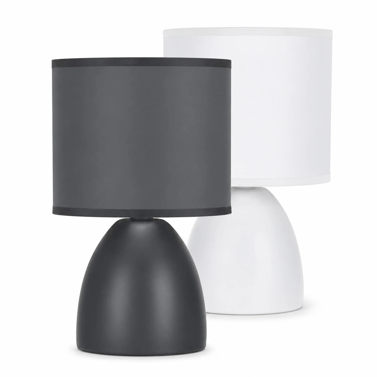 Lampe à poser en céramique au pied arrondi