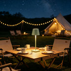 Lampe de table sans fil style bistrot, sept coloris mats