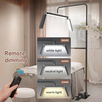 Lampadaire LED à double panneau articulé, télécommande, 3200-5600K