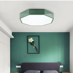 Plafonnier LED octogonal à facettes, 7 coloris, de 30 à 60 cm