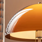 Lampadaire rétro à dôme ambré, version droite ou en arc