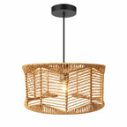 Lustre tambour en corde de papier Ø 32 cm, à l'unité ou en lot