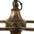 Lampe de banquier vintage double, abat-jour en verre vert, 2 E27