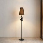 Black floor lamp / No bulb