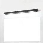 Applique murale LED réglette rectangulaire en aluminium brossé