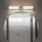 Applique murale LED tube opalin pour miroir, 25, 40 ou 55 cm
