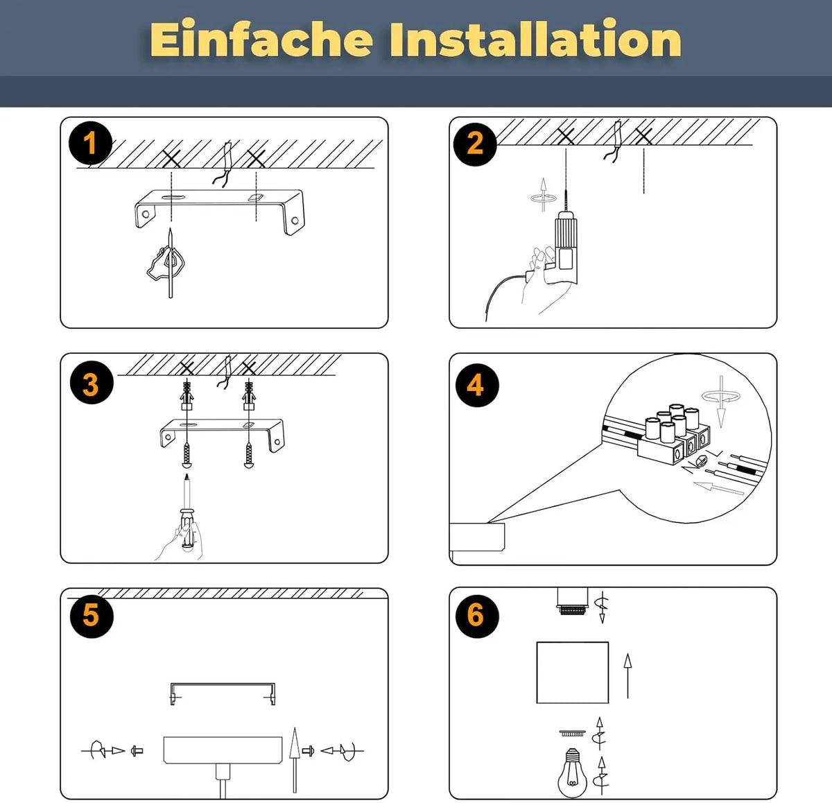 Suspension dorée 3 lampes sur barre de 65 cm, abat-jour cylindre E27
