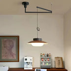 Suspension à disque LED et bras pivotant, du Ø 30 au Ø 50 cm