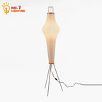 Lampadaire en papier de riz, dix formes de lanterne japonaise, E27