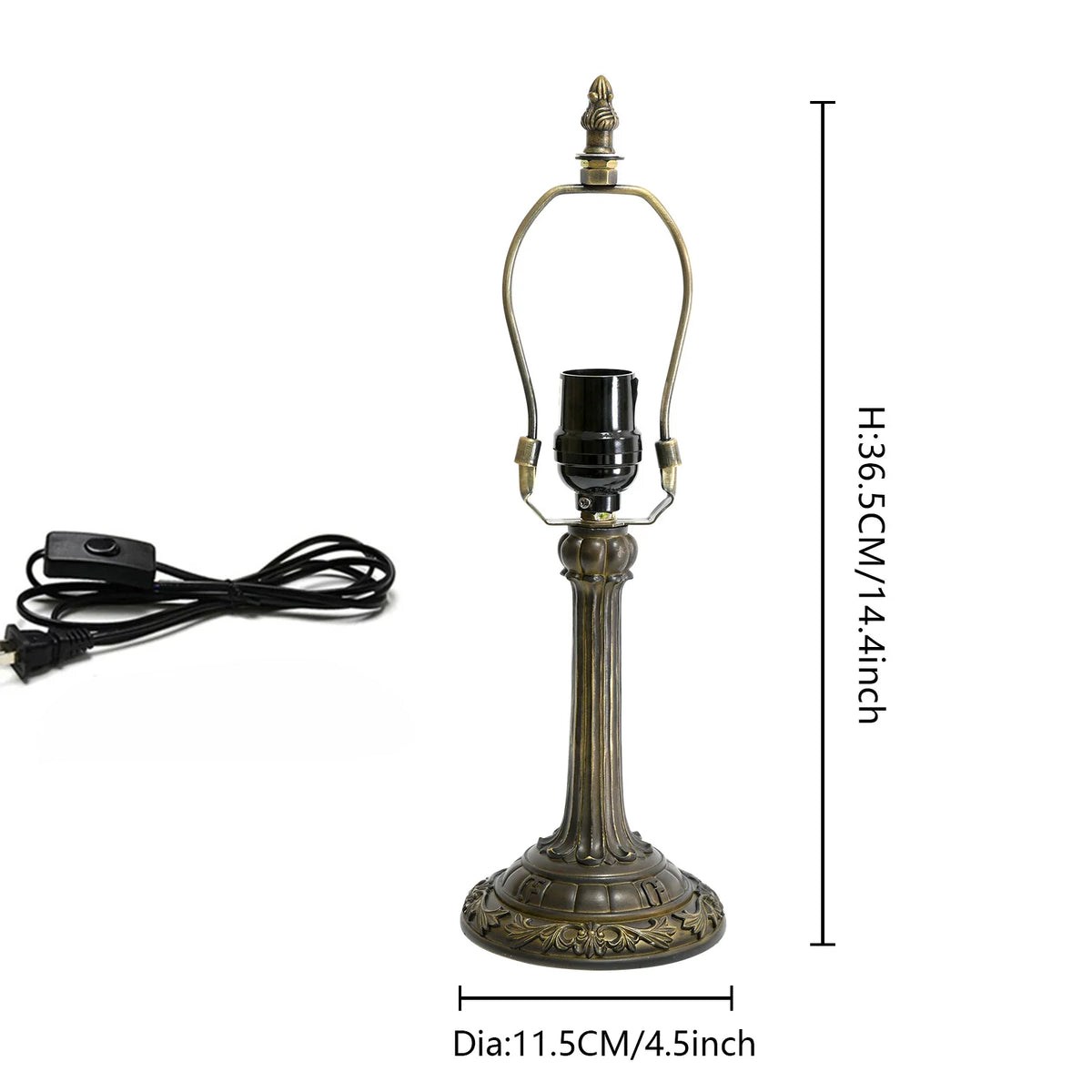 Base de lampe Art nouveau pour salon ou bureau