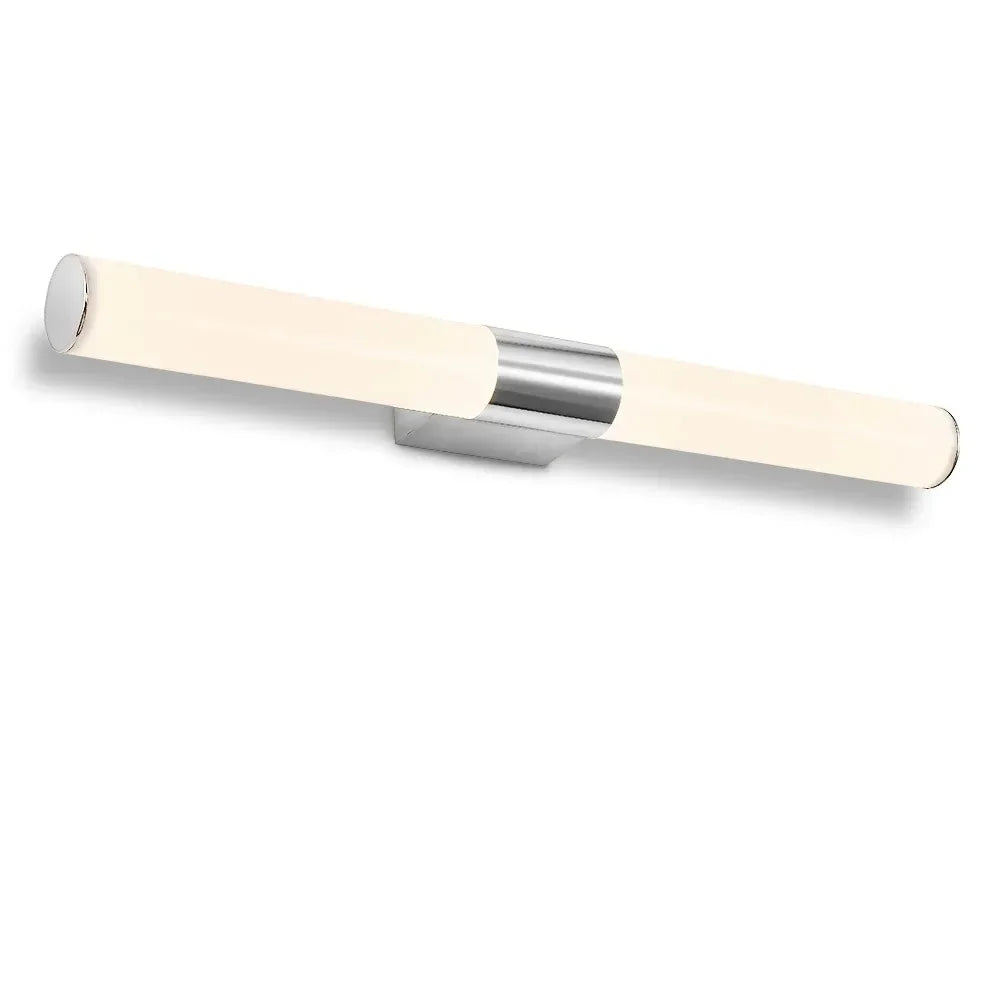 Applique murale LED tube opalin pour miroir, 25, 40 ou 55 cm