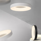 Plafonnier LED anneau extra-plat 5 cm, 7 coloris, Ø 30 à 60 cm