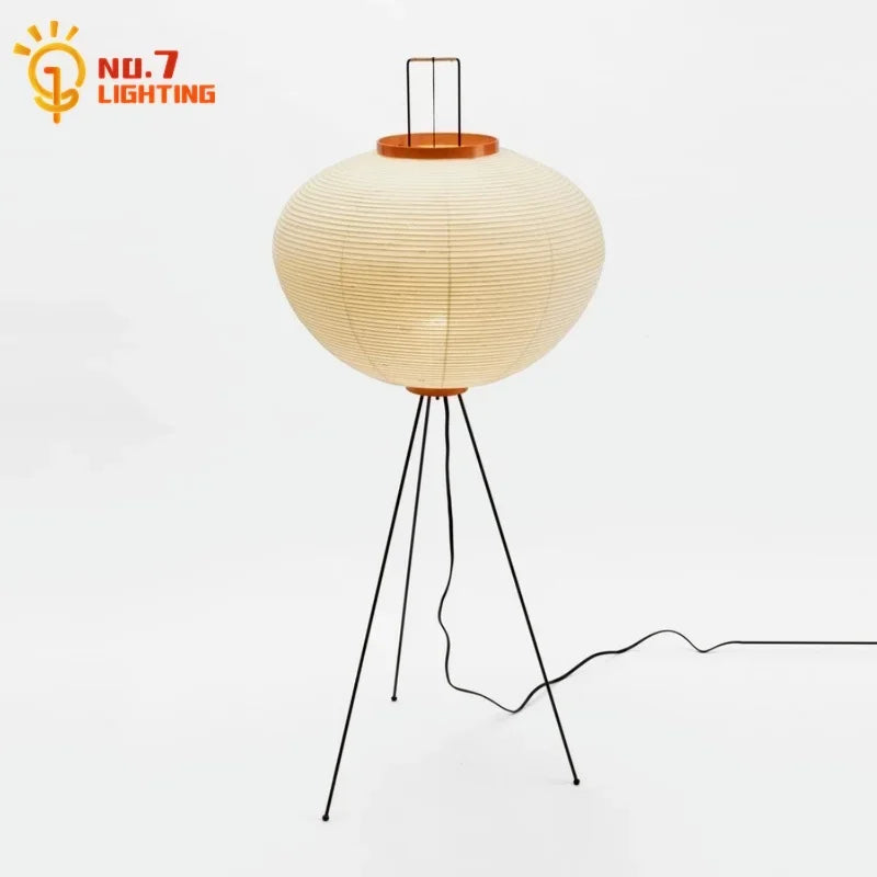 Lampadaire en papier de riz, dix formes de lanterne japonaise, E27
