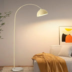 Lampadaire arc à dôme métal, hauteur réglable de 145 à 180 cm