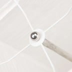 Lot de 2 lampadaires colonnes carrées en papier froissé blanc