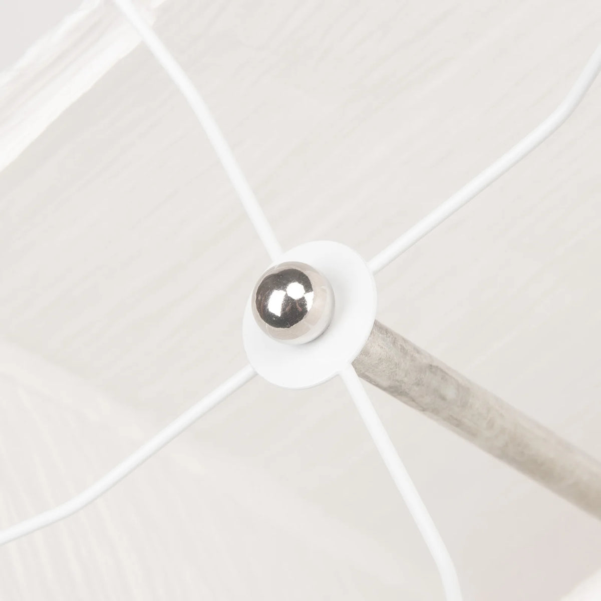 Lot de 2 lampadaires colonnes carrées en papier froissé blanc