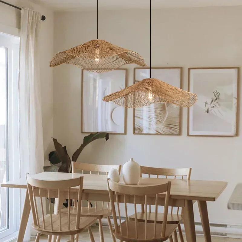 Un luminaire bohème pour salon et coin repas