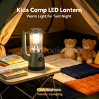 Lanterne portable LED rechargeable, lumière chaude ou froide