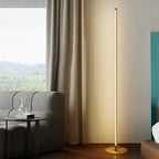 Lampadaire LED barre verticale 150 cm, version lampe à poser 46 cm