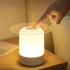 Veilleuse de chevet tactile 360°, version branchée ou rechargeable