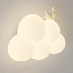 Applique murale nuage et cœur LED pour chambre d'enfant, 15 décors