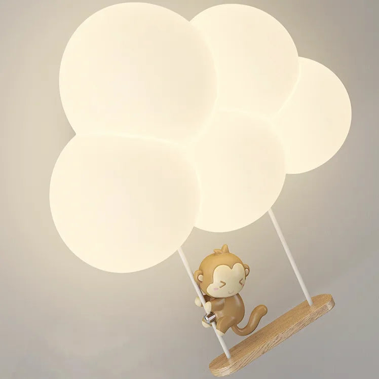 Applique murale nuage et cœur LED pour chambre d'enfant, 15 décors