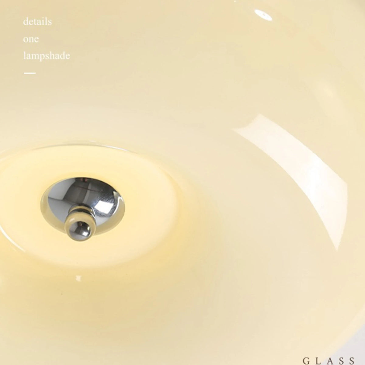 Plafonnier LED en verre crème effet pudding, Ø 30, 32 ou 40 cm