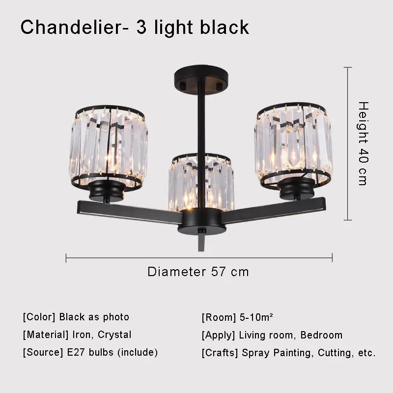 black 3 lights
