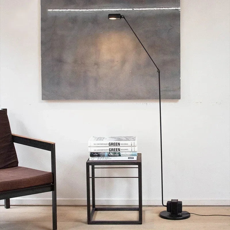 Lampadaire liseuse à bras articulé LED, 161 cm, quatre coloris