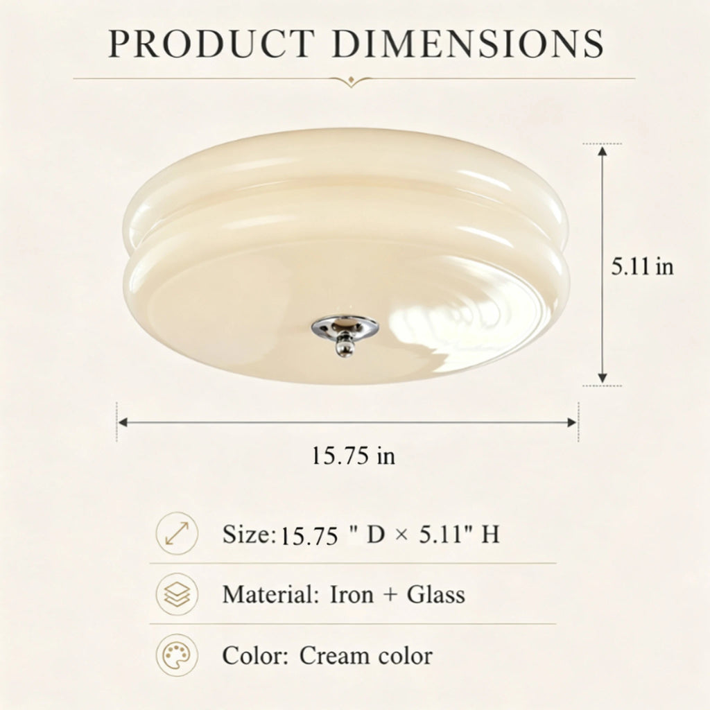 Cream Chrome 40cm / 3 color temperature