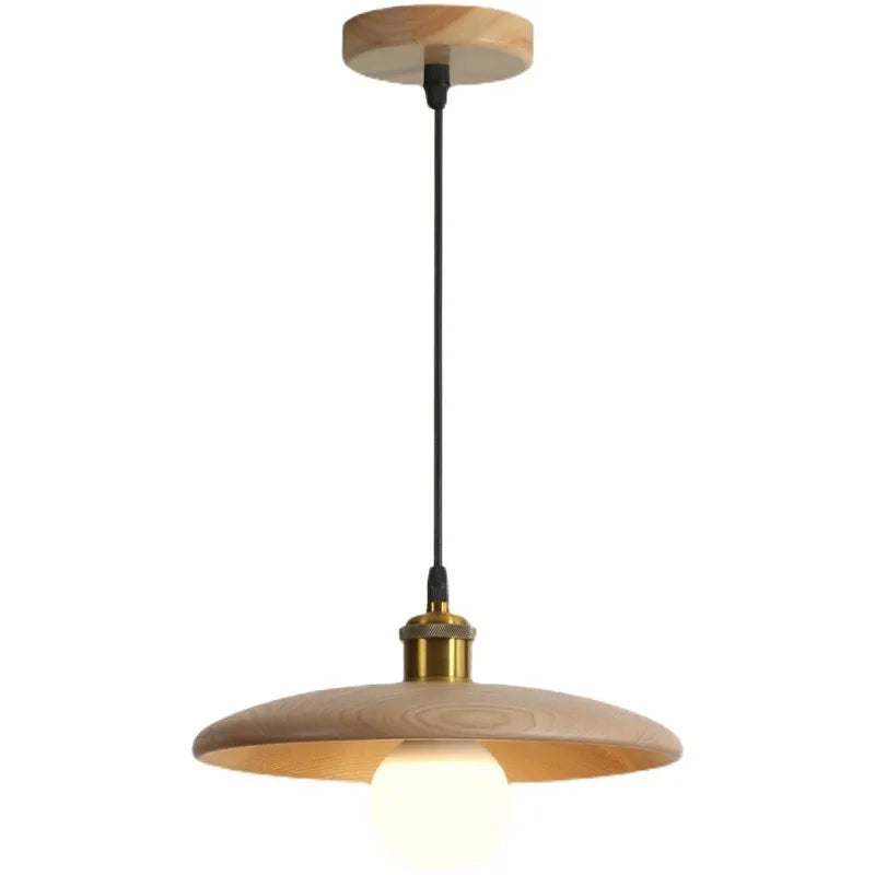 Quelle ampoule E27 sous une soucoupe en bois