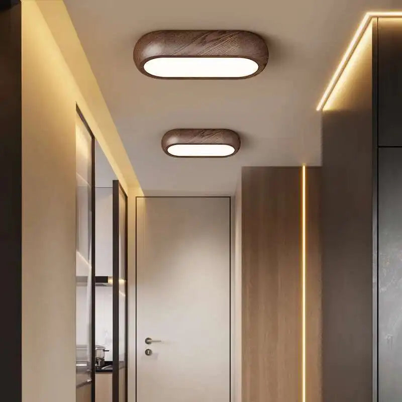 Un éclairage continu pour entrée, dressing et palier