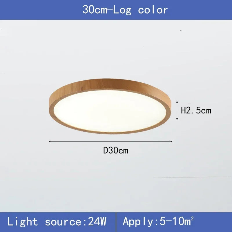 Log color-30cm-24w