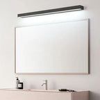 Applique murale LED réglette rectangulaire en aluminium brossé