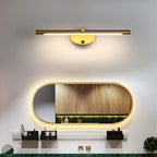 Applique murale LED tube sur platine ovale, interrupteur intégré